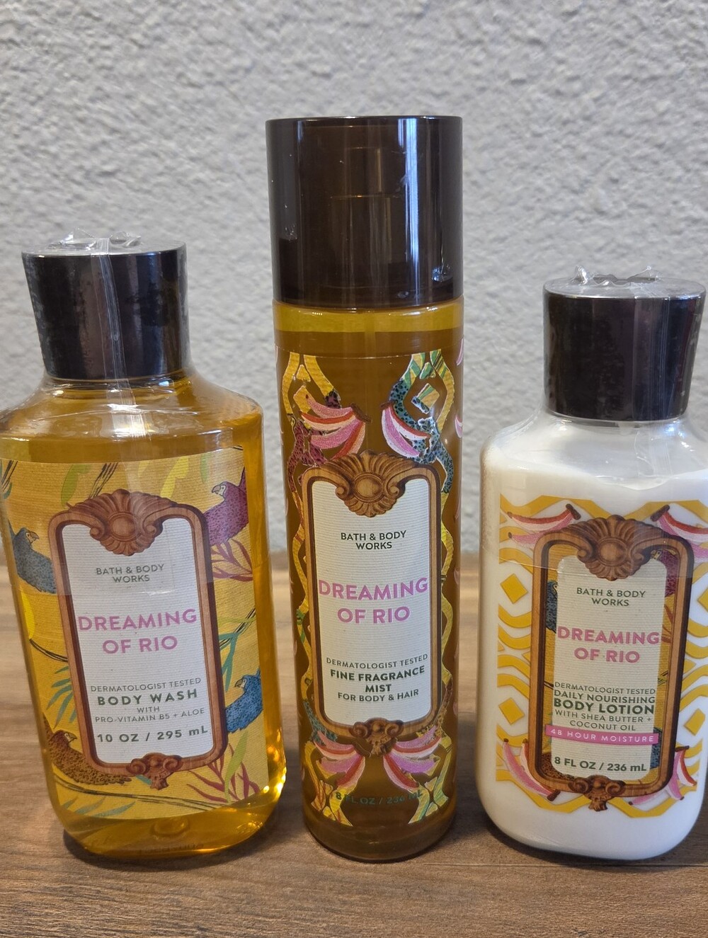 DREAMING OF RIO Bath & Body Works Body Care Set 3 Piece